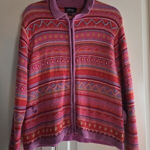 Colorful Patterned Women's Sweater